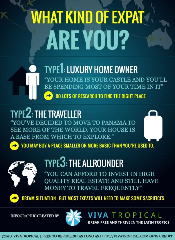 What Kind of Expat Are You Infographic
