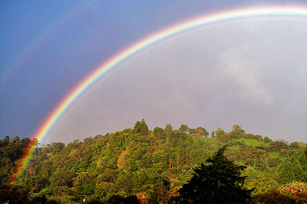 Boquete Panama rainbow